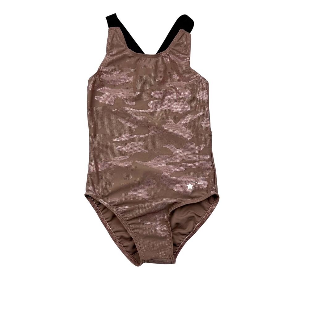 Destira Rose Gold Camo Leotard